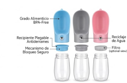 💧Dispensadora de Agua Portátil para Mascotas 💧
