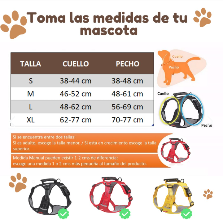 🐶🐶Arnes Pechera Para Mascotas 🐶 🐶