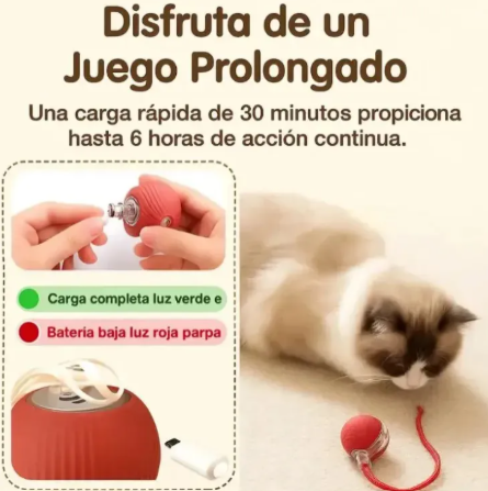 🌀 Pelota Interactiva GiroRodante™ 🐾